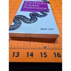 Python Pocket Reference 5th Edition Mark Lutz O'Reilly Media Python 3.4 2.7 Book